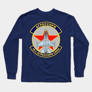 18th Aggressor Squadron Blue Foxes Long Sleeve T-Shirt